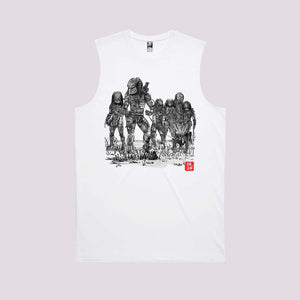 Seven Hunters Sumi-e Graphic Tee