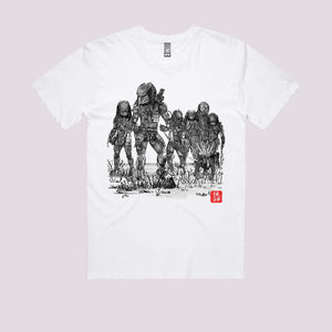 Seven Hunters Sumi-e Graphic Tee