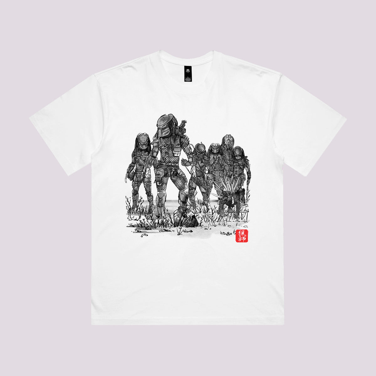 Seven Hunters Sumi-e Graphic Tee