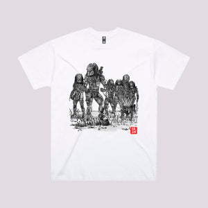 Seven Hunters Sumi-e Graphic Tee| Oversized Graphic Tees Australia