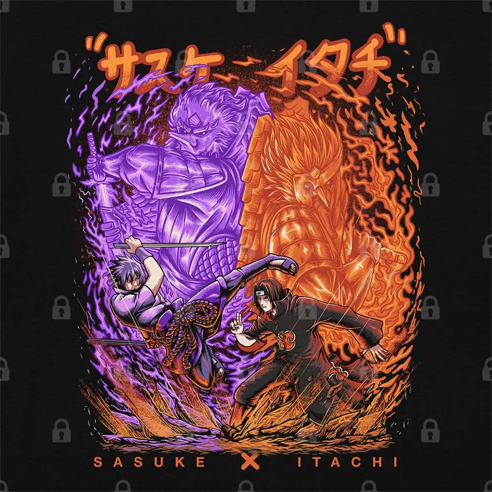 Sharingan Battle T-Shirt | Anime T-Shirts