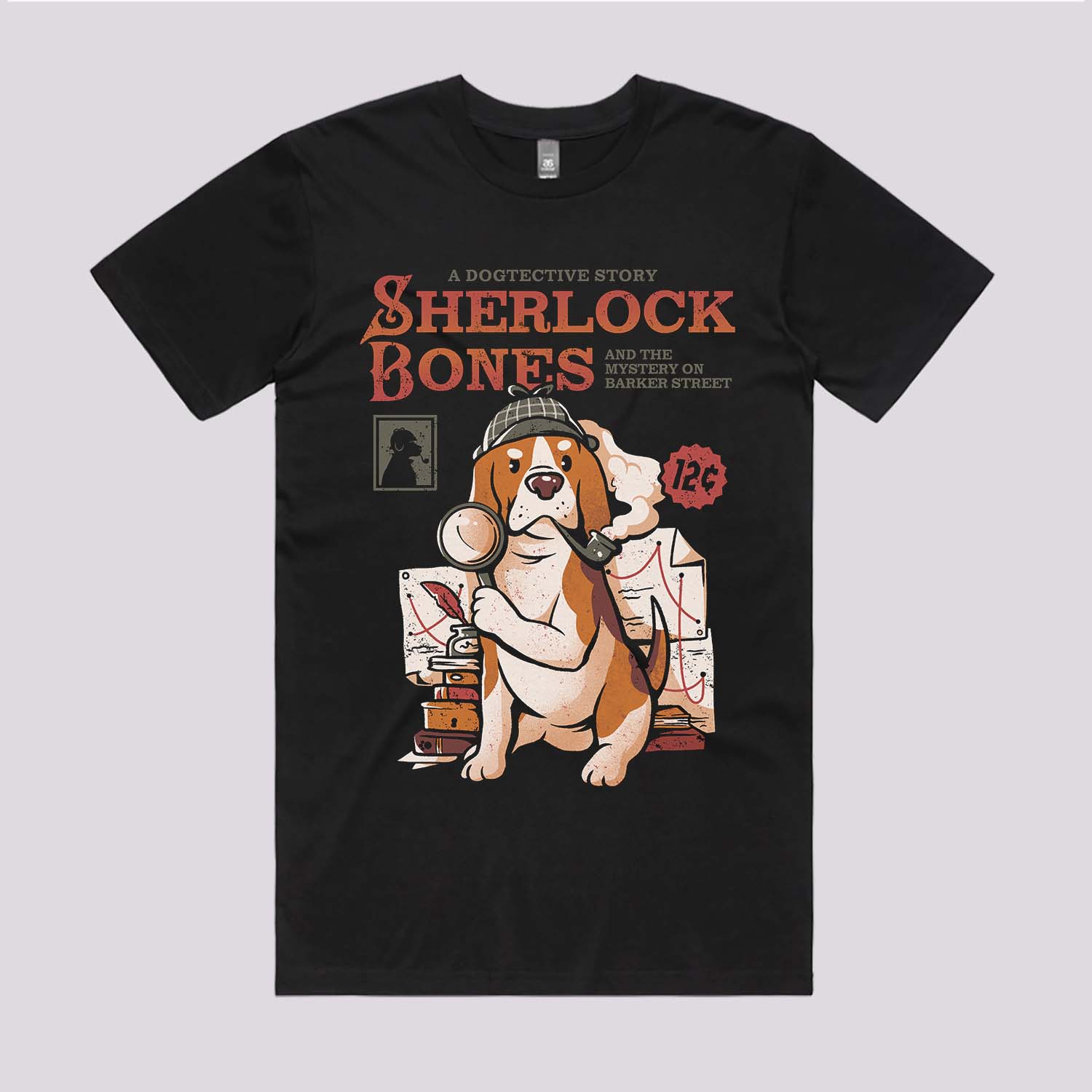Sherlock Bones Dogtective T-Shirt