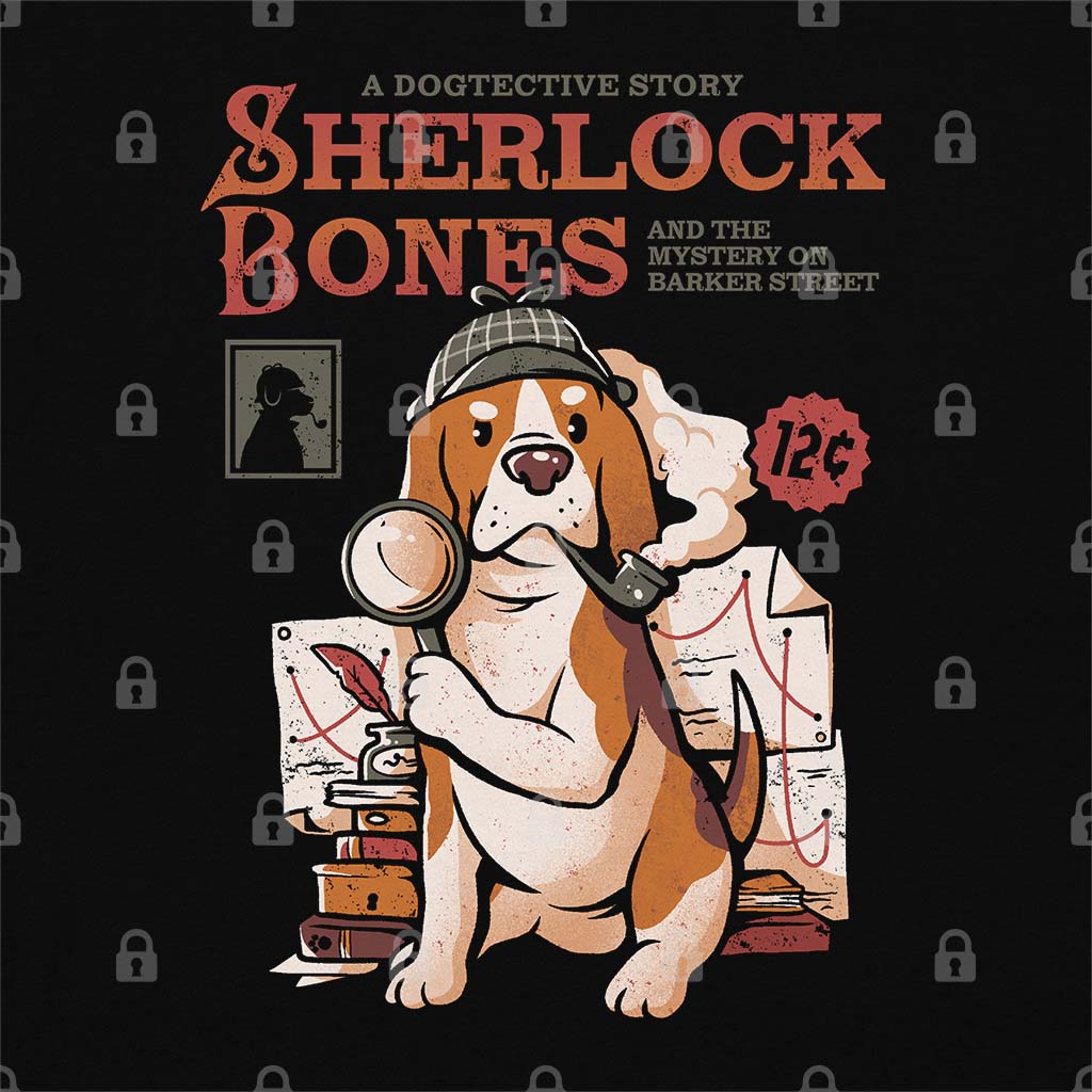 Sherlock Bones Dogtective T-Shirt