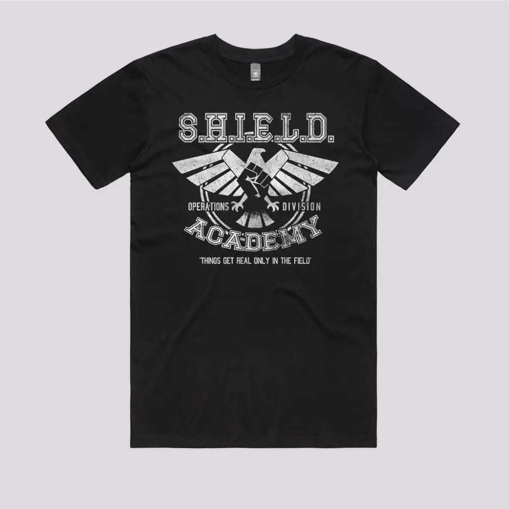 Shield Academy T-Shirt | Pop Culture T-Shirts
