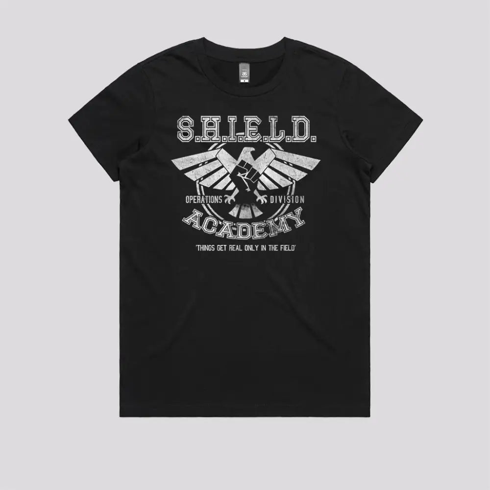 Shield Academy T-Shirt | Pop Culture T-Shirts