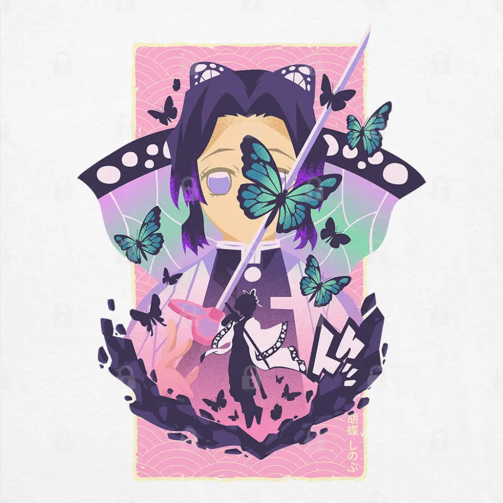 Shinobu Butterfly T-Shirt | Anime T-Shirts