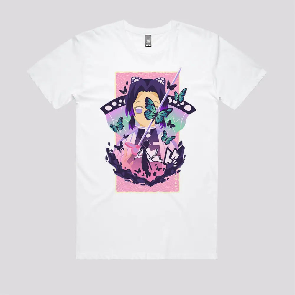 Shinobu Butterfly T-Shirt | Anime T-Shirts