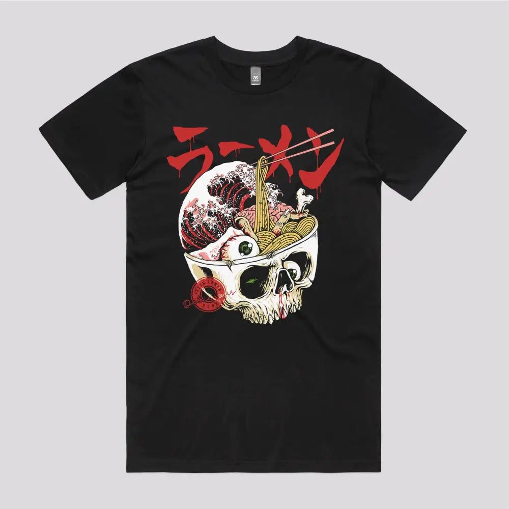 Skull Ramen T-Shirt - Limitee Apparel