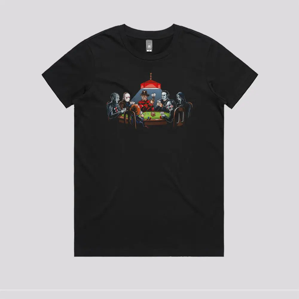 Slasher Poker T-Shirt - Limitee Apparel