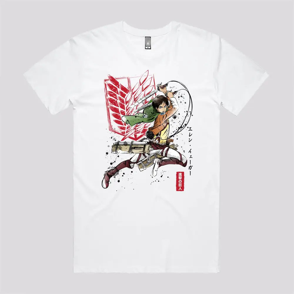 Soldier Eren T-Shirt | Anime T-Shirts