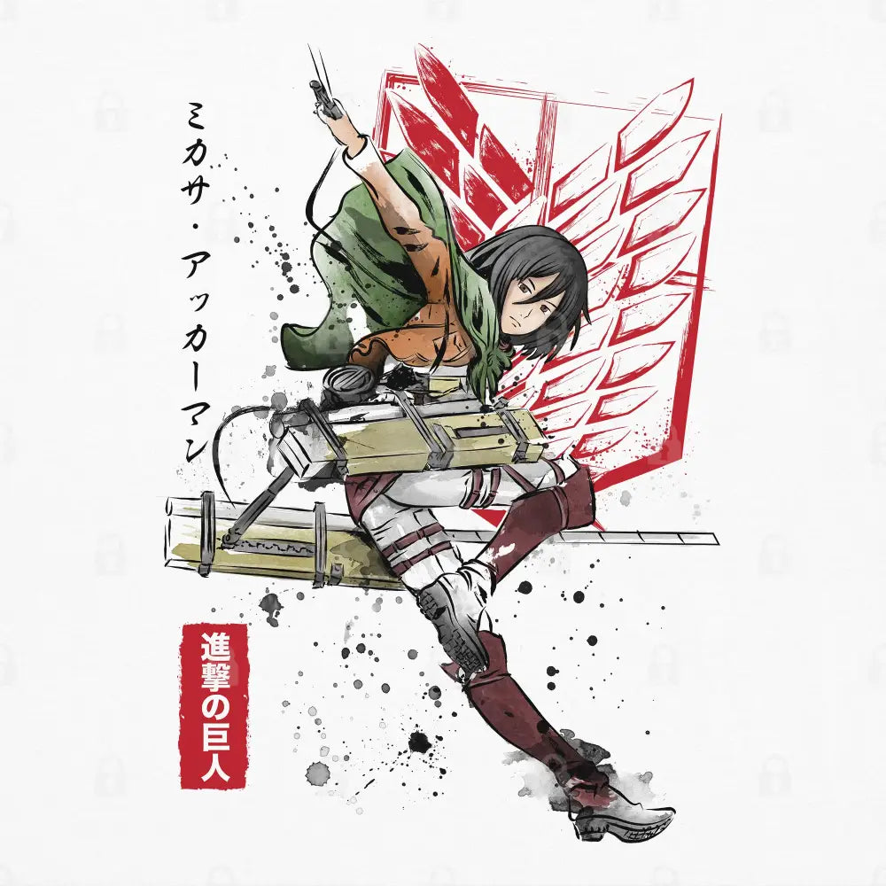 Soldier Mikasa T-Shirt | Anime T-Shirts