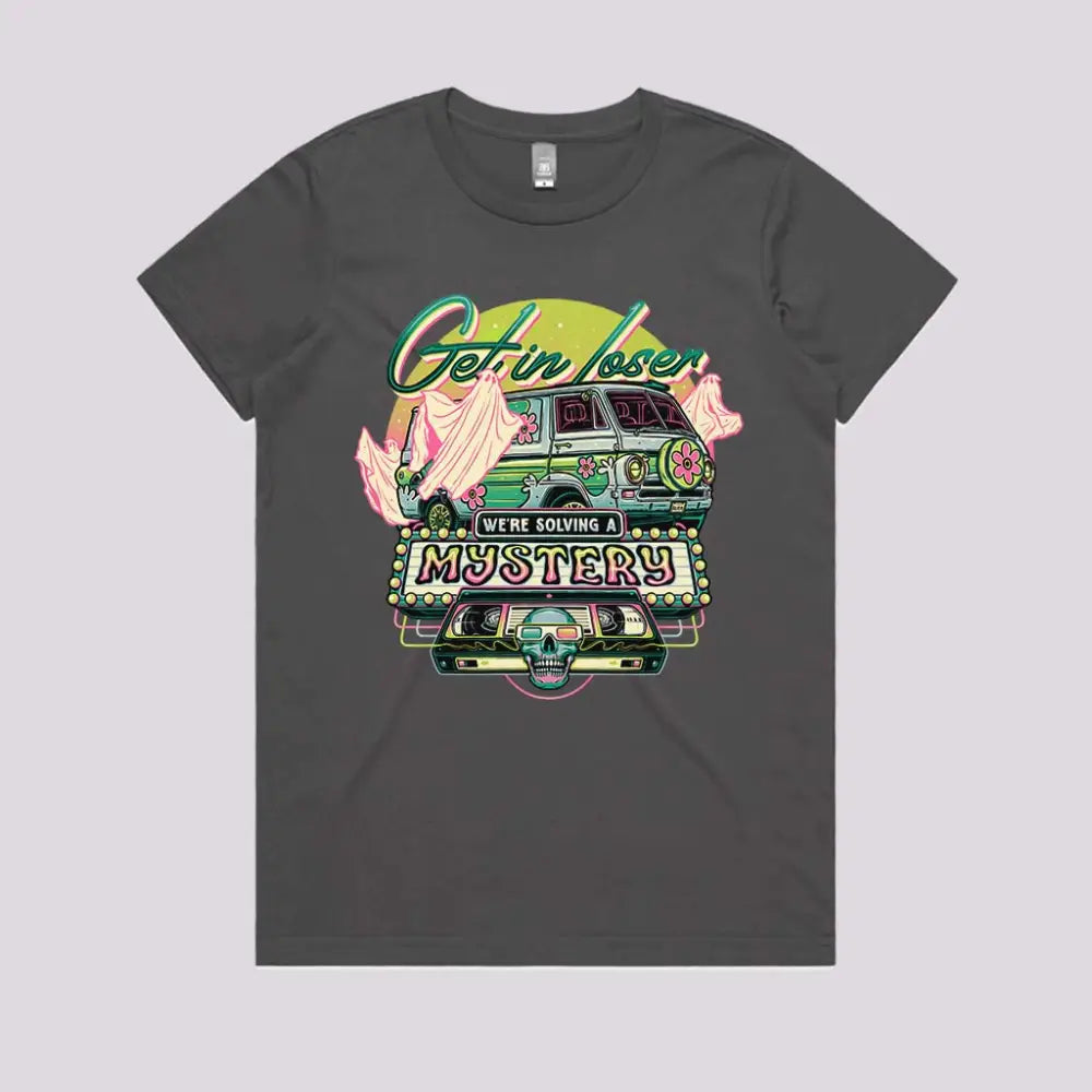 Solving Mystery T-Shirt Womens / Charcoal Xs Adult Tee