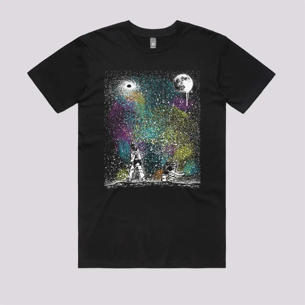 Space Graffiti T-Shirt - Limitee Apparel