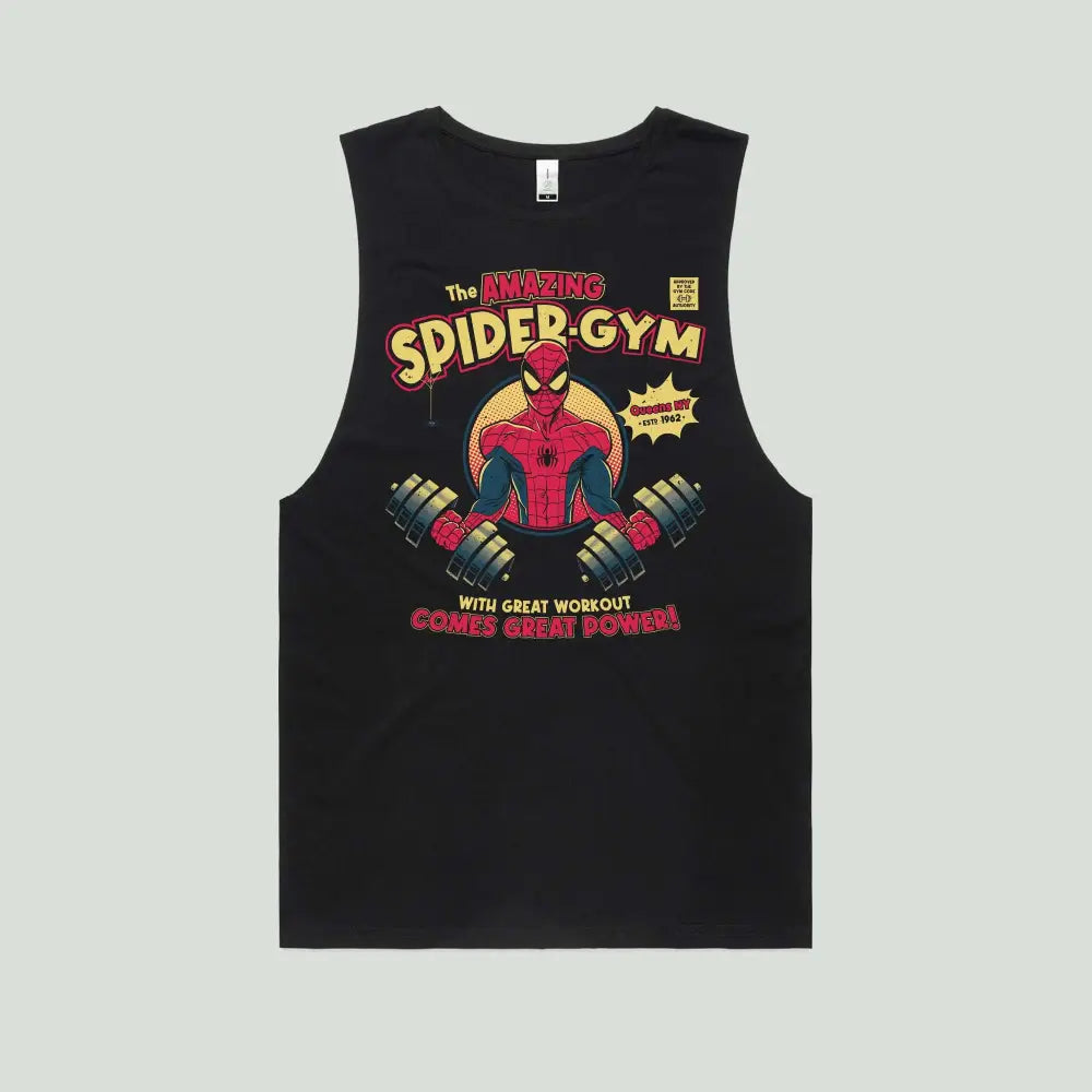 Spider Gym Tank Top - Limitee Apparel