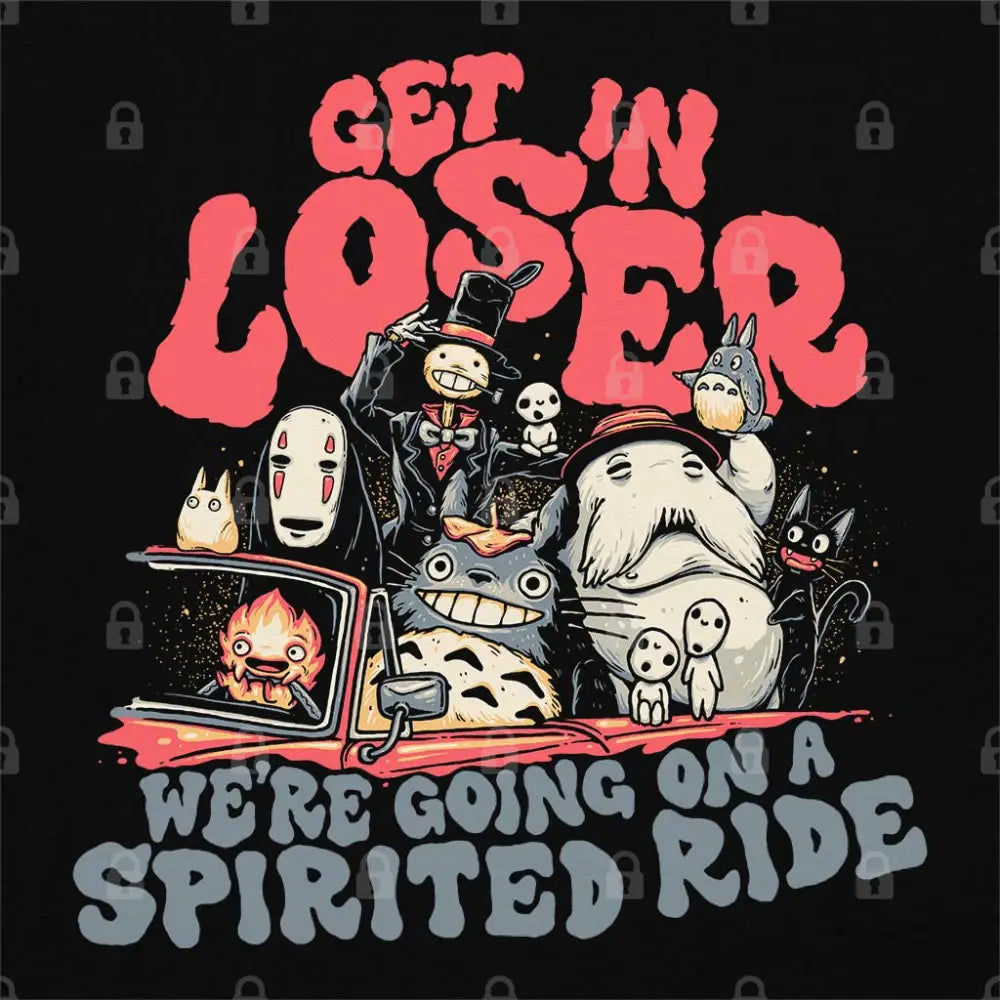 Spirited Ride T-Shirt | Anime T-Shirts