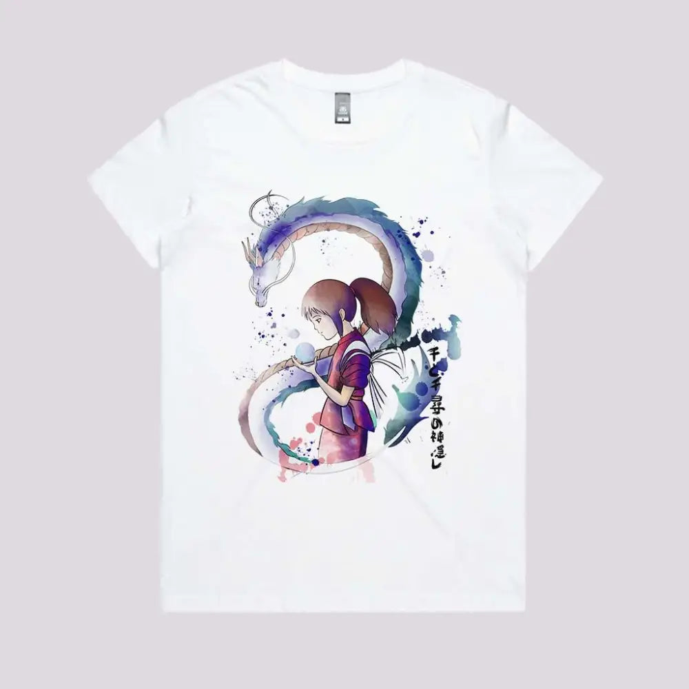 Spirited Watercolor T-Shirt | Anime T-Shirts