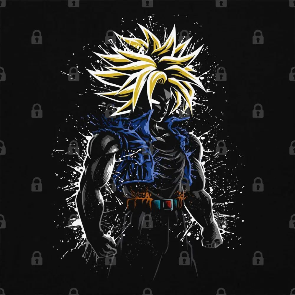 Splatter Future Trunks T-Shirt | Anime T-Shirts