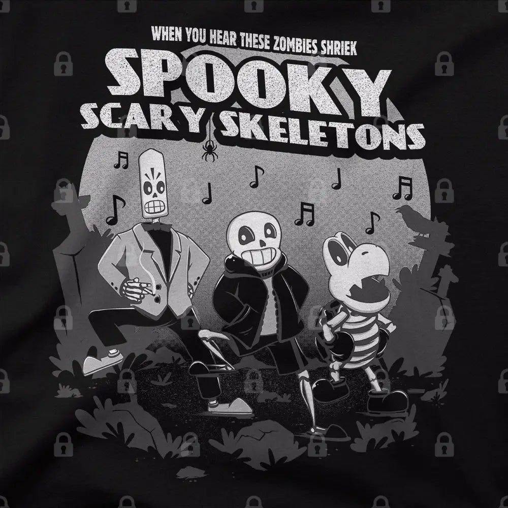 Spooky Skeleton T-Shirt - Limitee Apparel