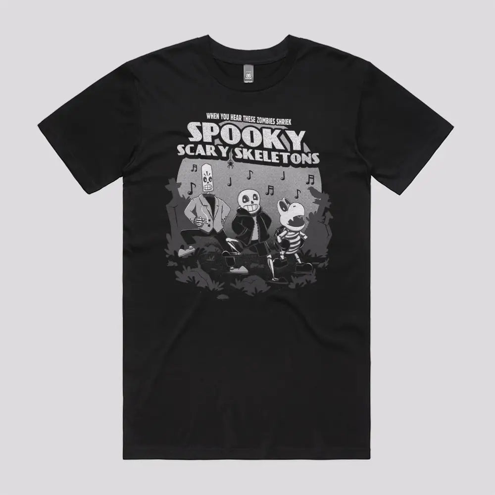 Spooky Skeleton T-Shirt - Limitee Apparel