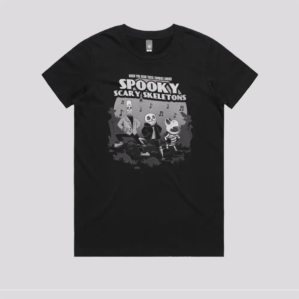 Spooky Skeleton T-Shirt - Limitee Apparel