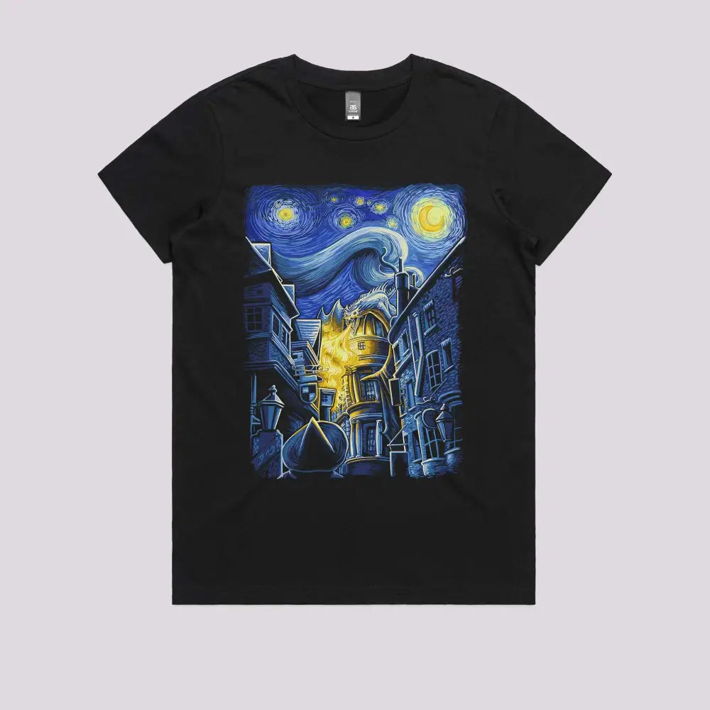 Starry Alley T-Shirt | Pop Culture T-Shirts