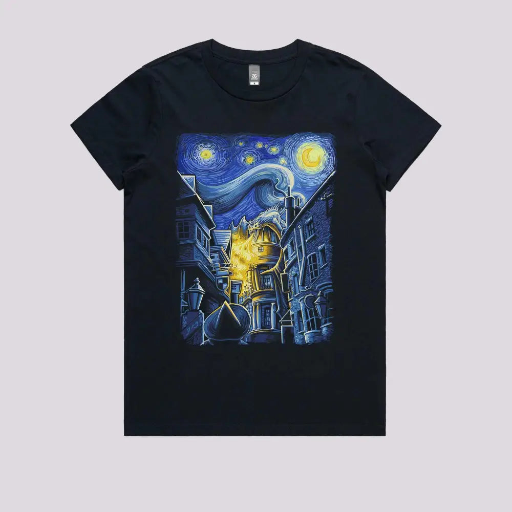 Starry Alley T-Shirt | Pop Culture T-Shirts