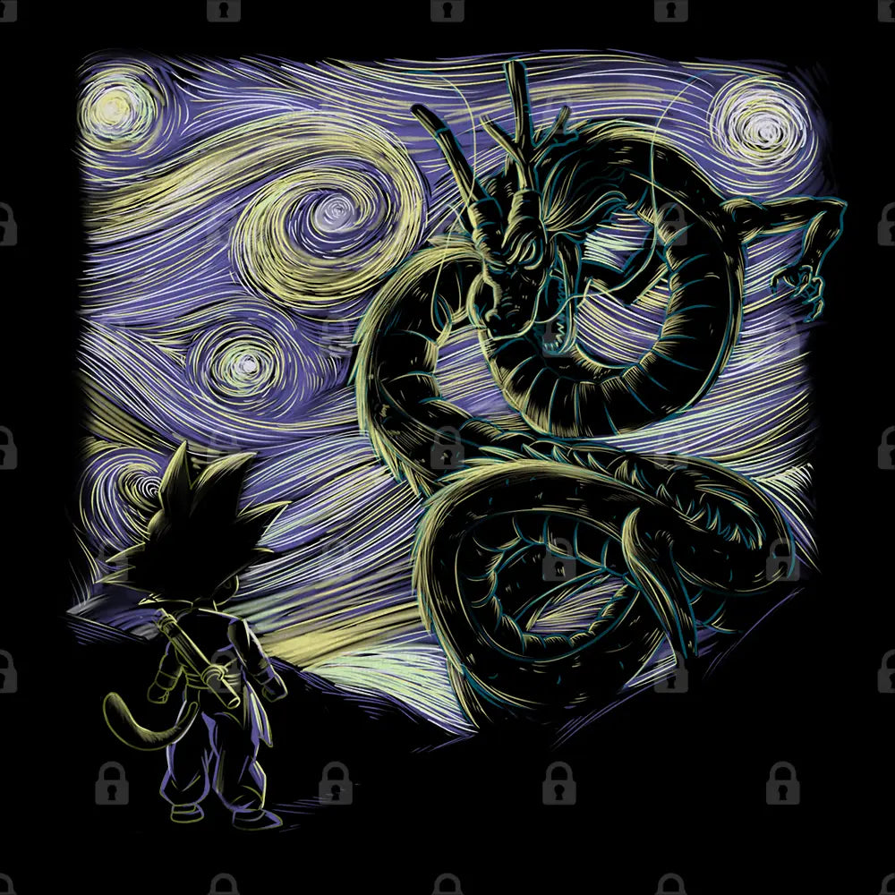 Starry Dragon Boy T-Shirt | Anime T-Shirts