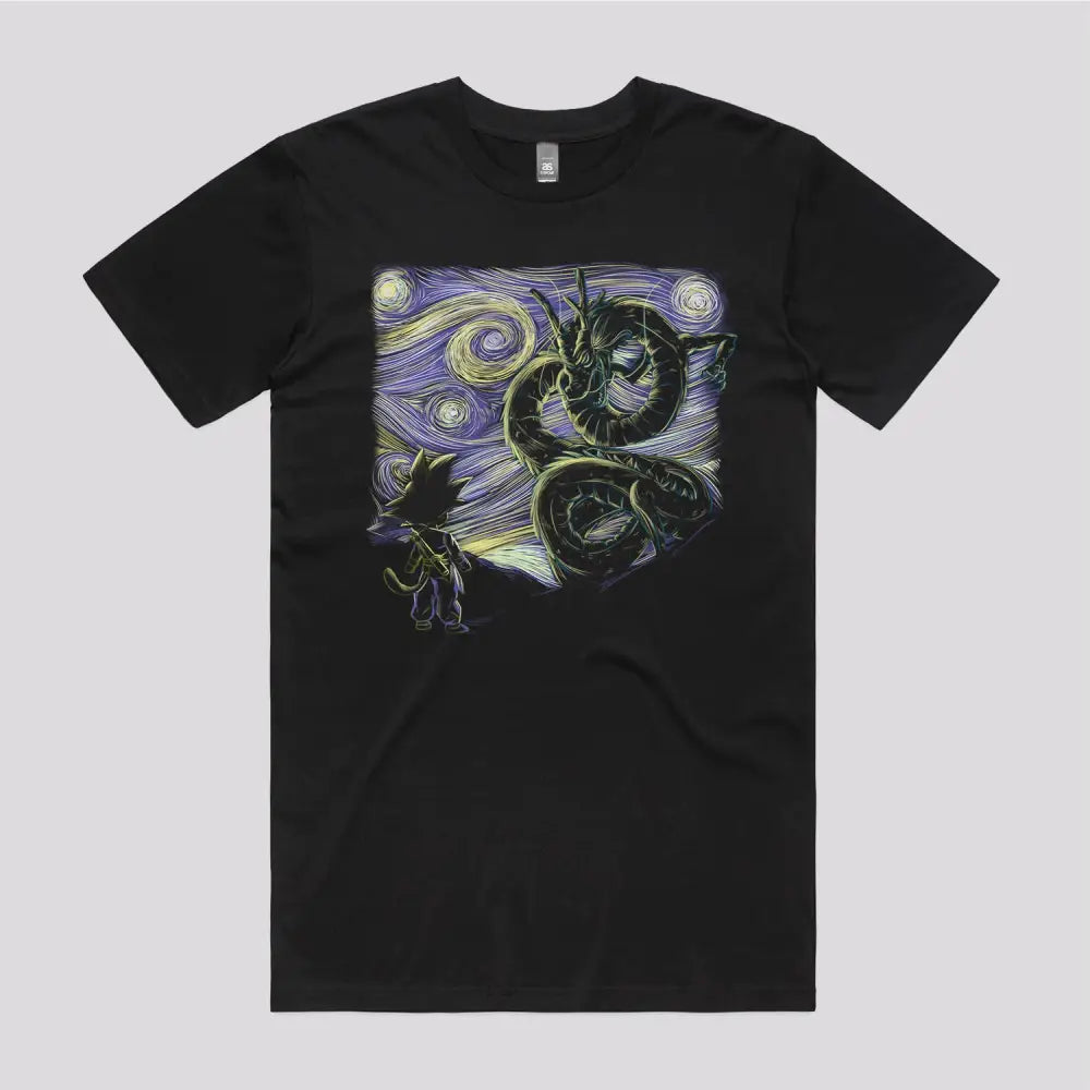 Starry Dragon Boy T-Shirt | Anime T-Shirts