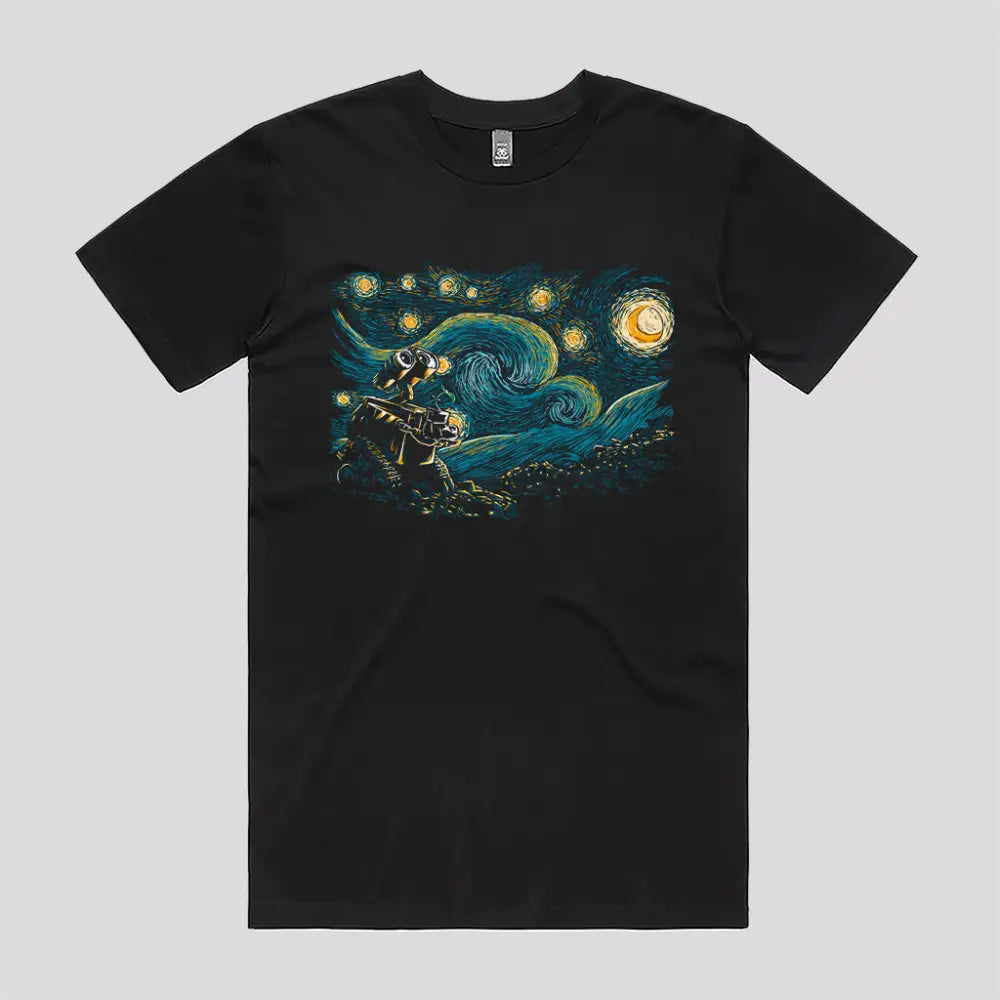Starry Robot T-Shirt | Pop Culture T-Shirts