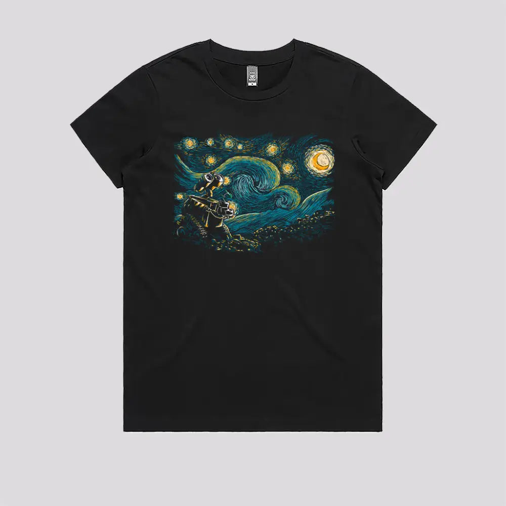 Starry Robot T-Shirt | Pop Culture T-Shirts