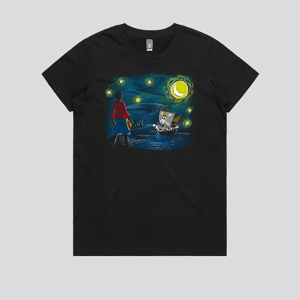 Starry Sea T-Shirt | Anime T-Shirts