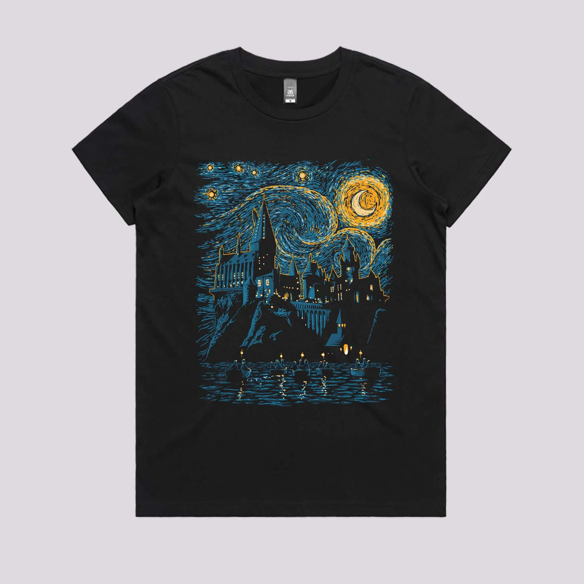 Starry Wizarding School T-Shirt | Graphic Tees Online Australia