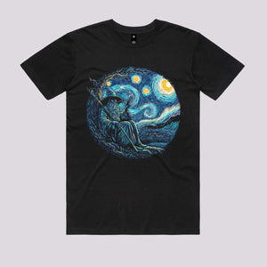 Graphic Tees Australia | Starry Wizard T-Shirt