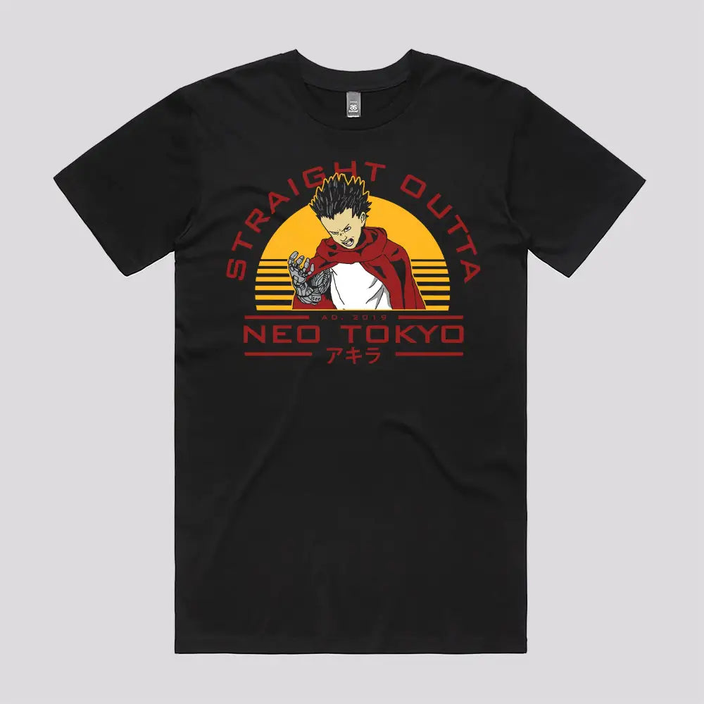 Straight Outta Neo Tokyo T-Shirt | Anime T-Shirts