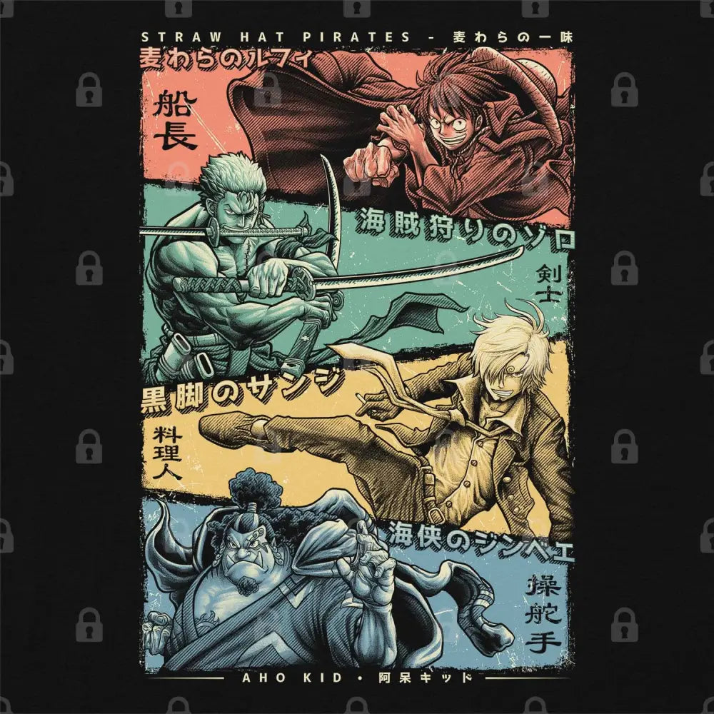 Straw Hat Pirates T-Shirt | Anime T-Shirts