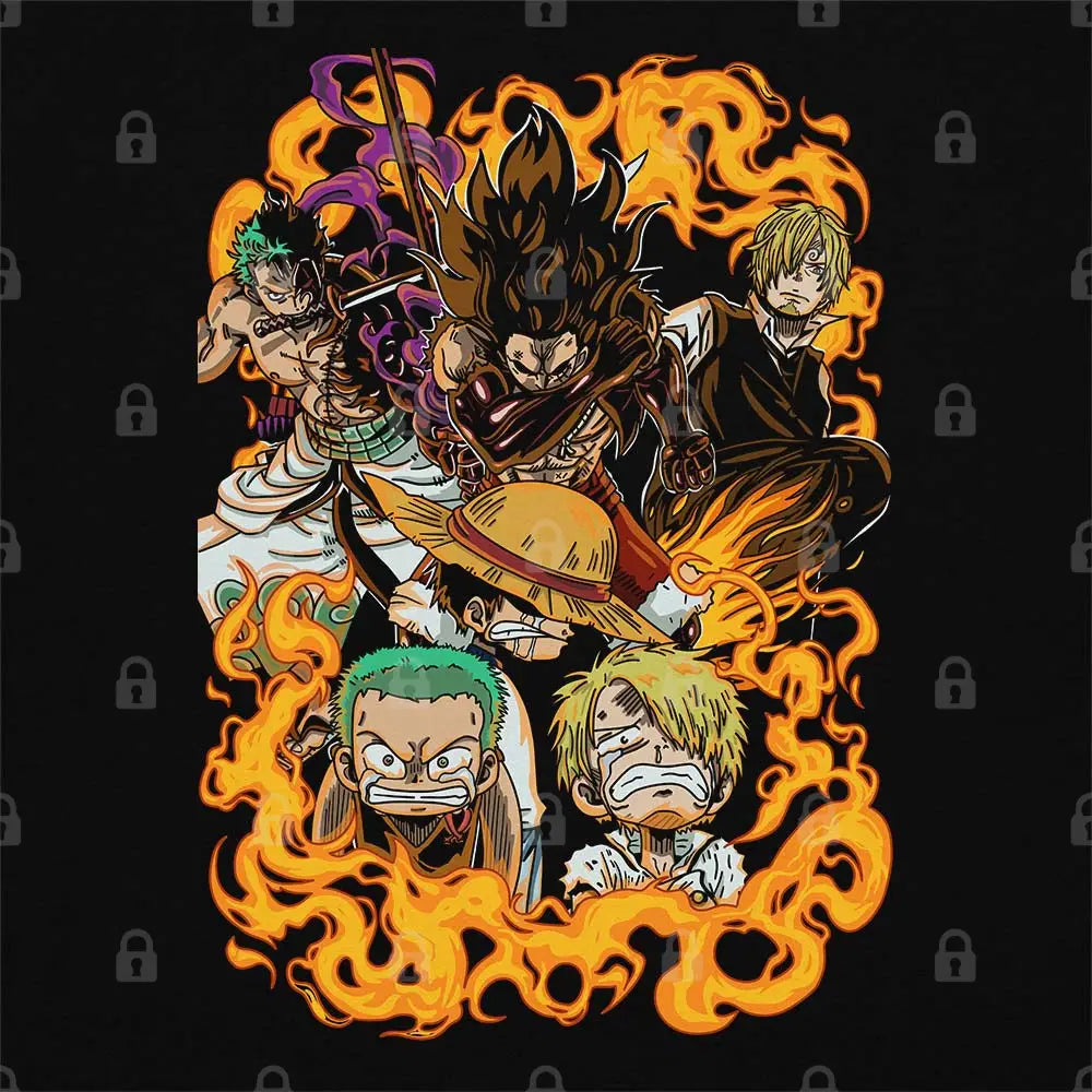 Straw Hats Monster Trio T-Shirt | Anime T-Shirts