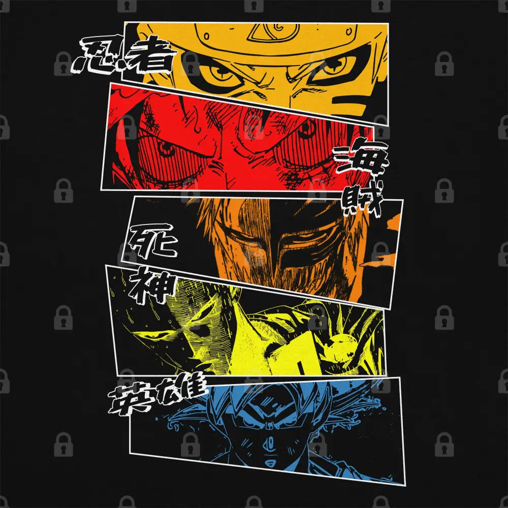 Strongest Heroes T-Shirt | Anime T-Shirts