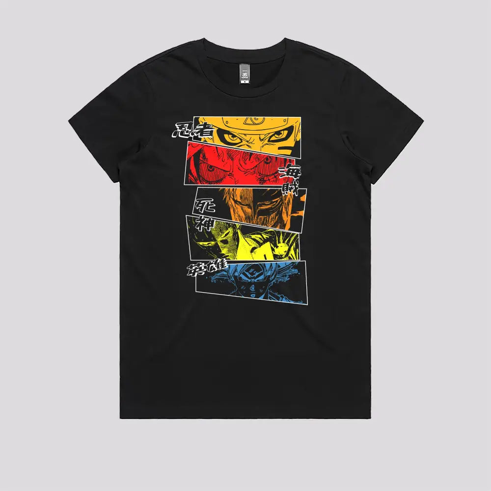 Strongest Heroes T-Shirt | Anime T-Shirts