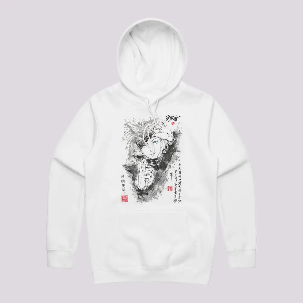 Sumi-e Satoru Hoodie | Anime T-Shirts