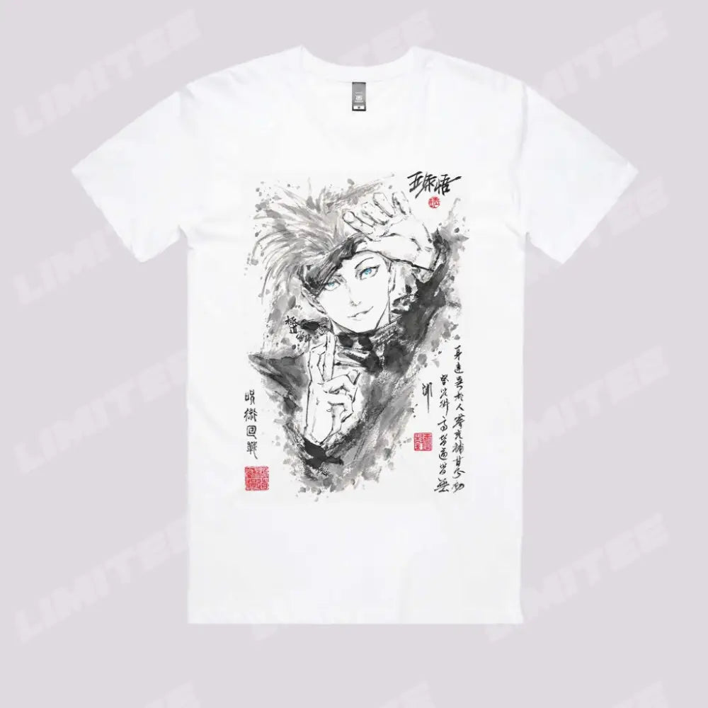 Sumi-e Satoru T-Shirt | Anime T-Shirts