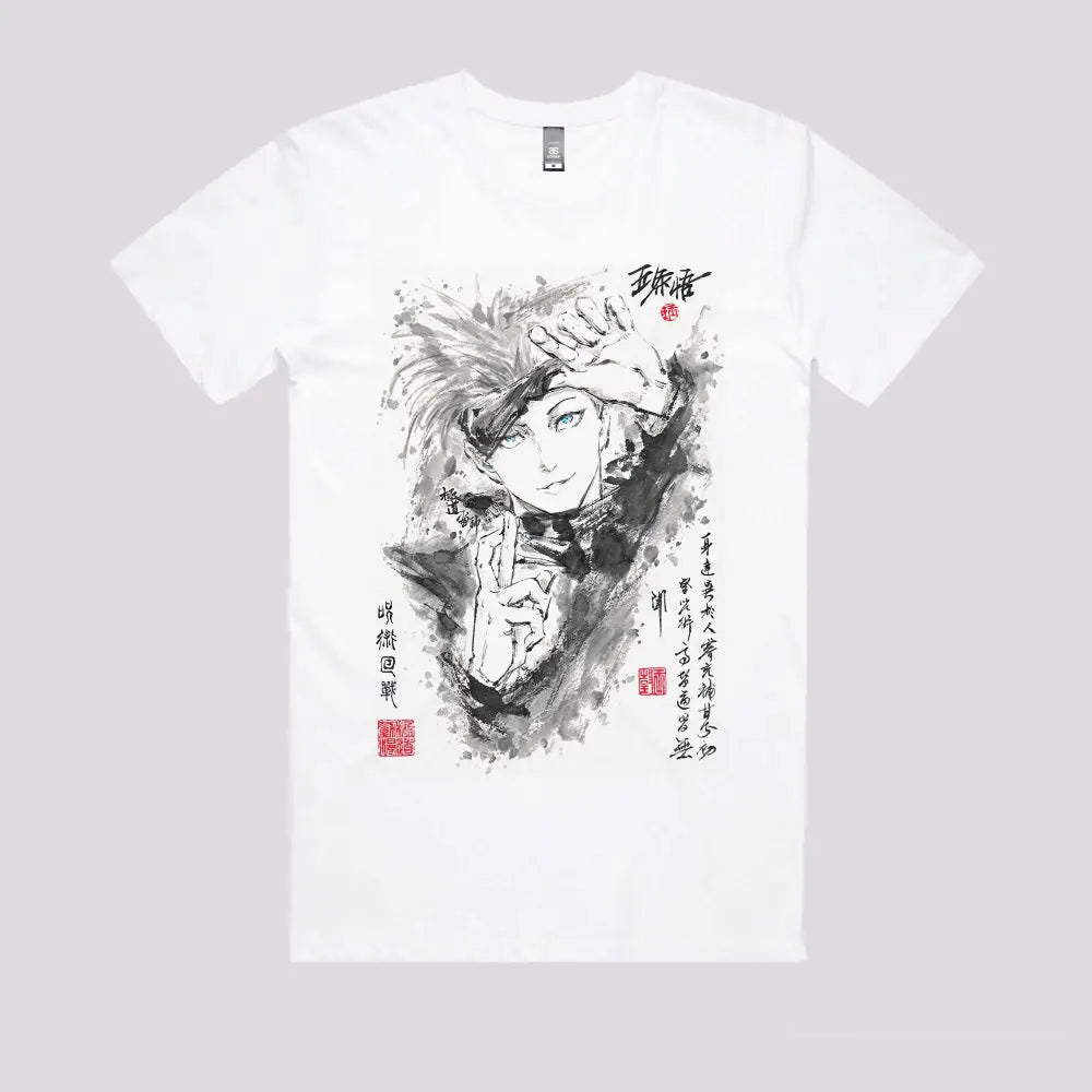 Sumi-e Satoru T-Shirt | Anime T-Shirts