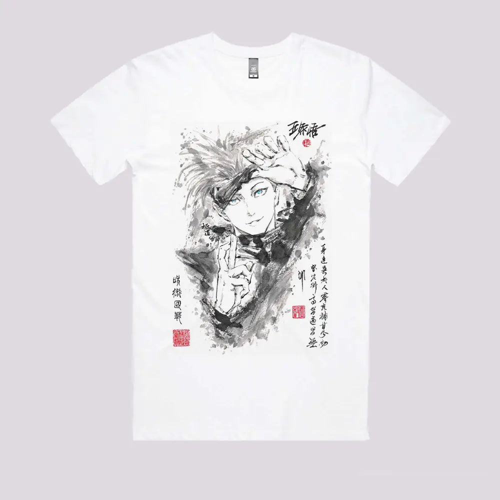 Sumi-e Satoru T-Shirt | Anime T-Shirts