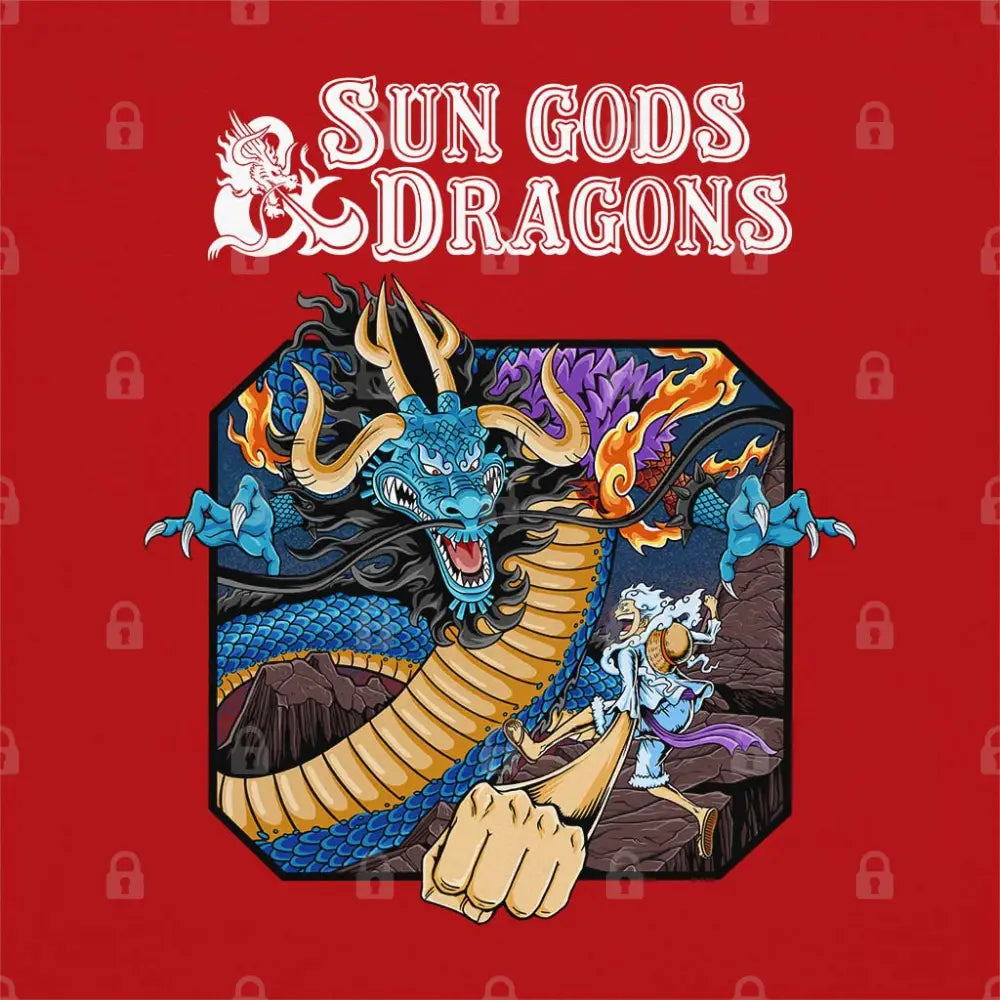 Sun Gods & Dragons T-Shirt | Anime T-Shirts