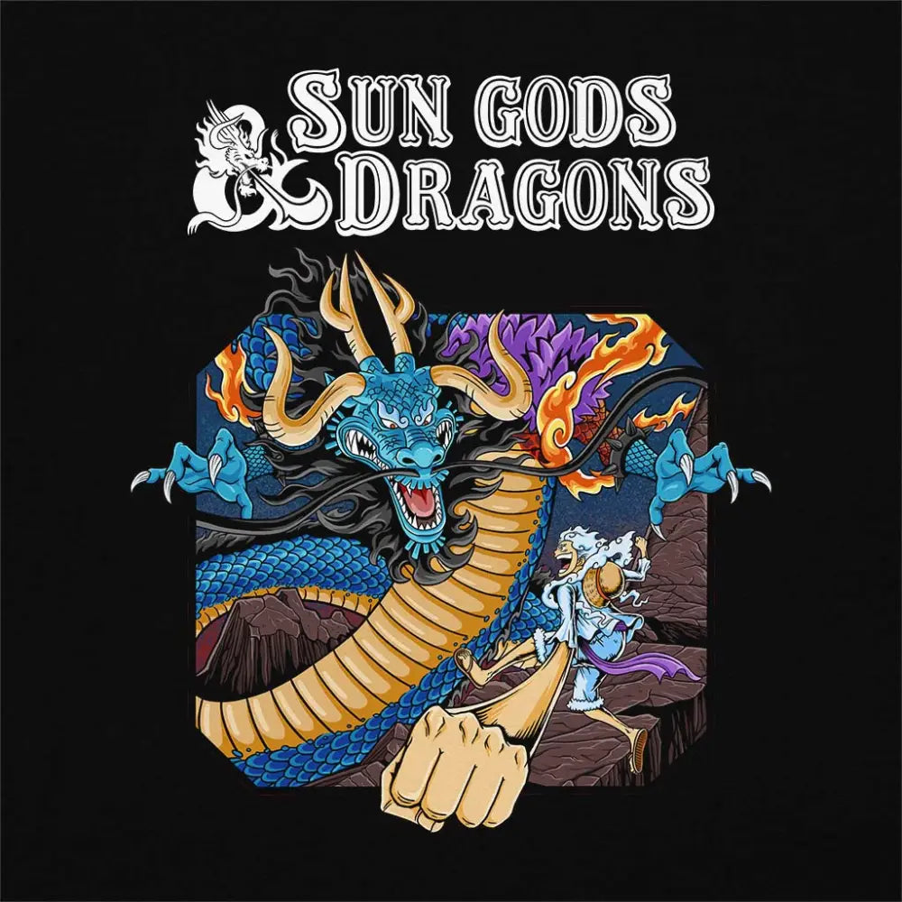 Sun Gods & Dragons T-Shirt | Anime T-Shirts