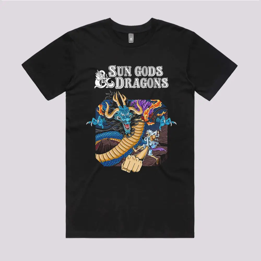 Sun Gods & Dragons T-Shirt | Anime T-Shirts