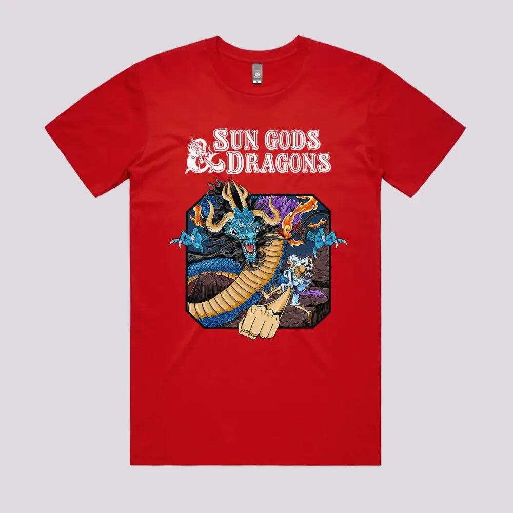 Sun Gods & Dragons T-Shirt | Anime T-Shirts