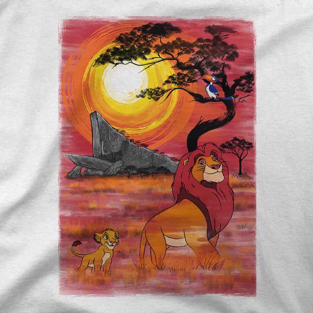 Sunset in the Pride Lands T-Shirt - Limitee Apparel