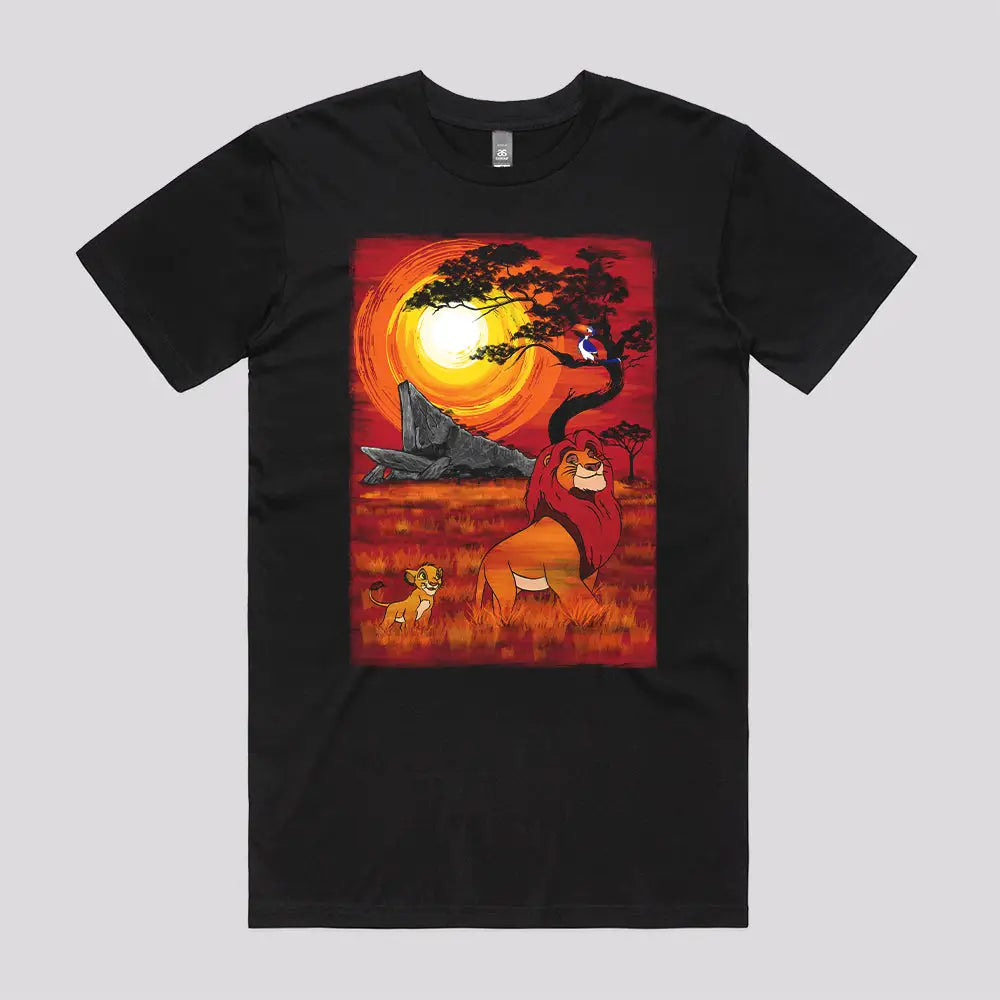 Sunset in the Pride Lands T-Shirt - Limitee Apparel