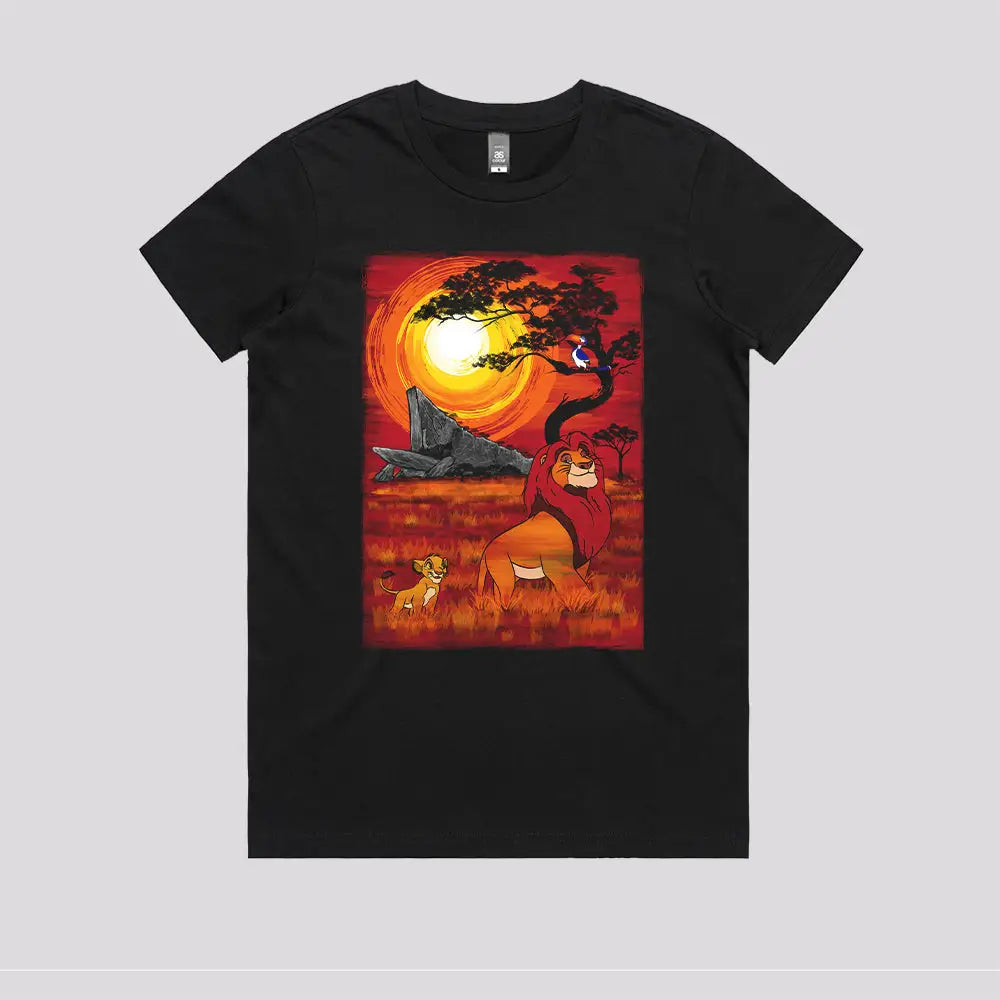 Sunset in the Pride Lands T-Shirt - Limitee Apparel