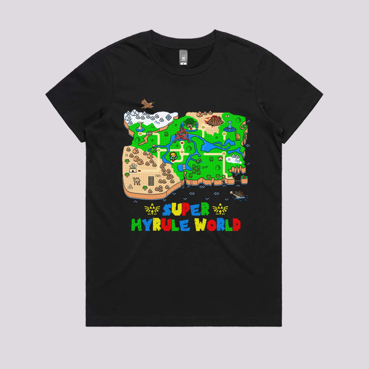 Super Hyrule World T-Shirt | Cool Gaming T-Shirts Australia